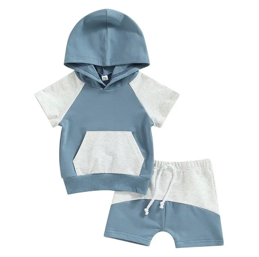 Mineral Hooded Tee & Shorts Set