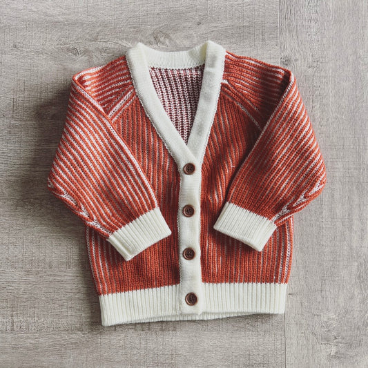 Knitted Cardigan - Ruby