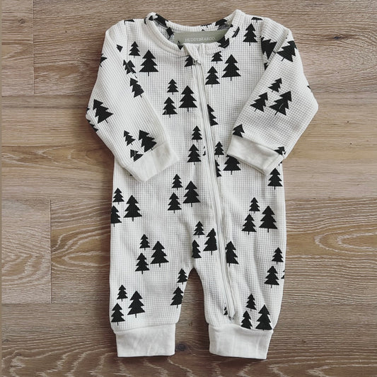 Pine Tree Waffle Pajamas