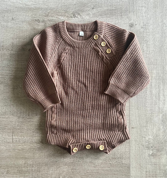 Cocoa Knitted Sweater Romper