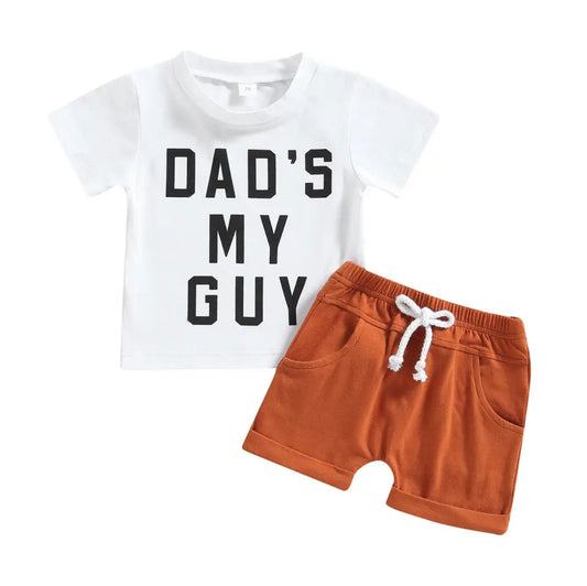 Dad's My Guy Tee & Shorts Set