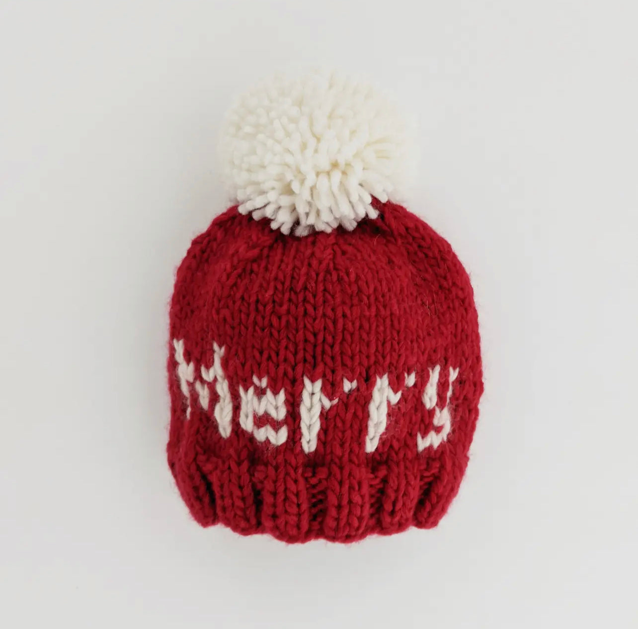 Merry Hand Knit Beanie Hat