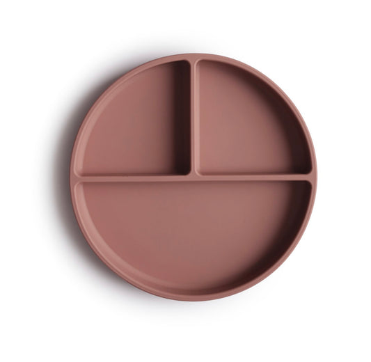 Silicone Suction Plate - Cloudy Mauve