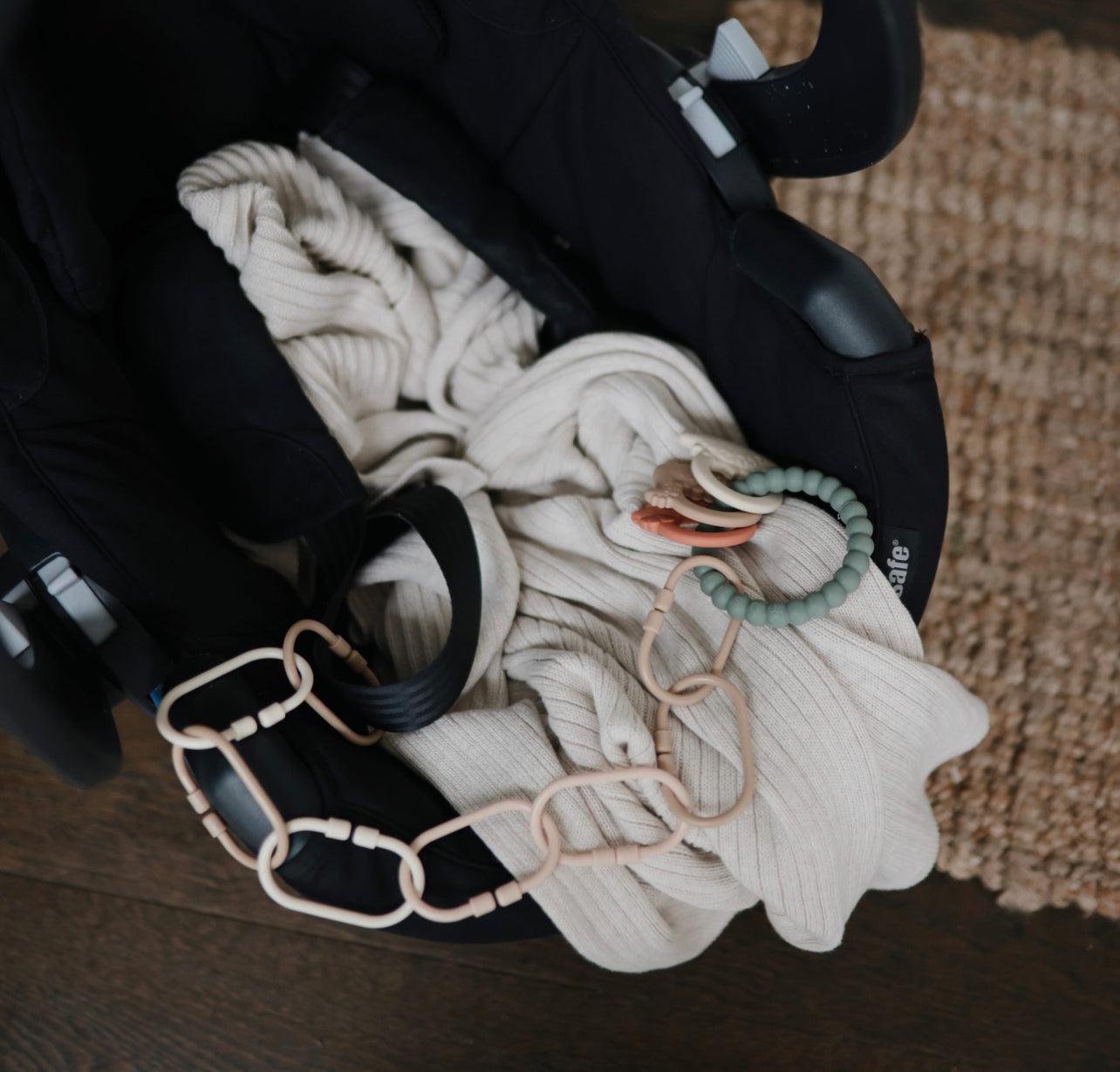 Chain Link Rings - Shifting Sands/Blush/Cambridge Blue