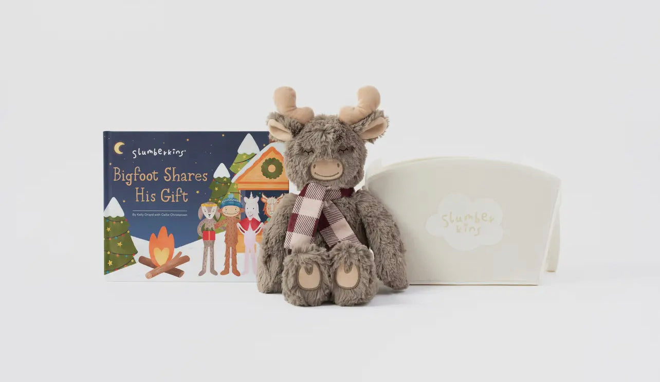 Holiday Essentials Gift Set: Moose Kin + Book + Basket