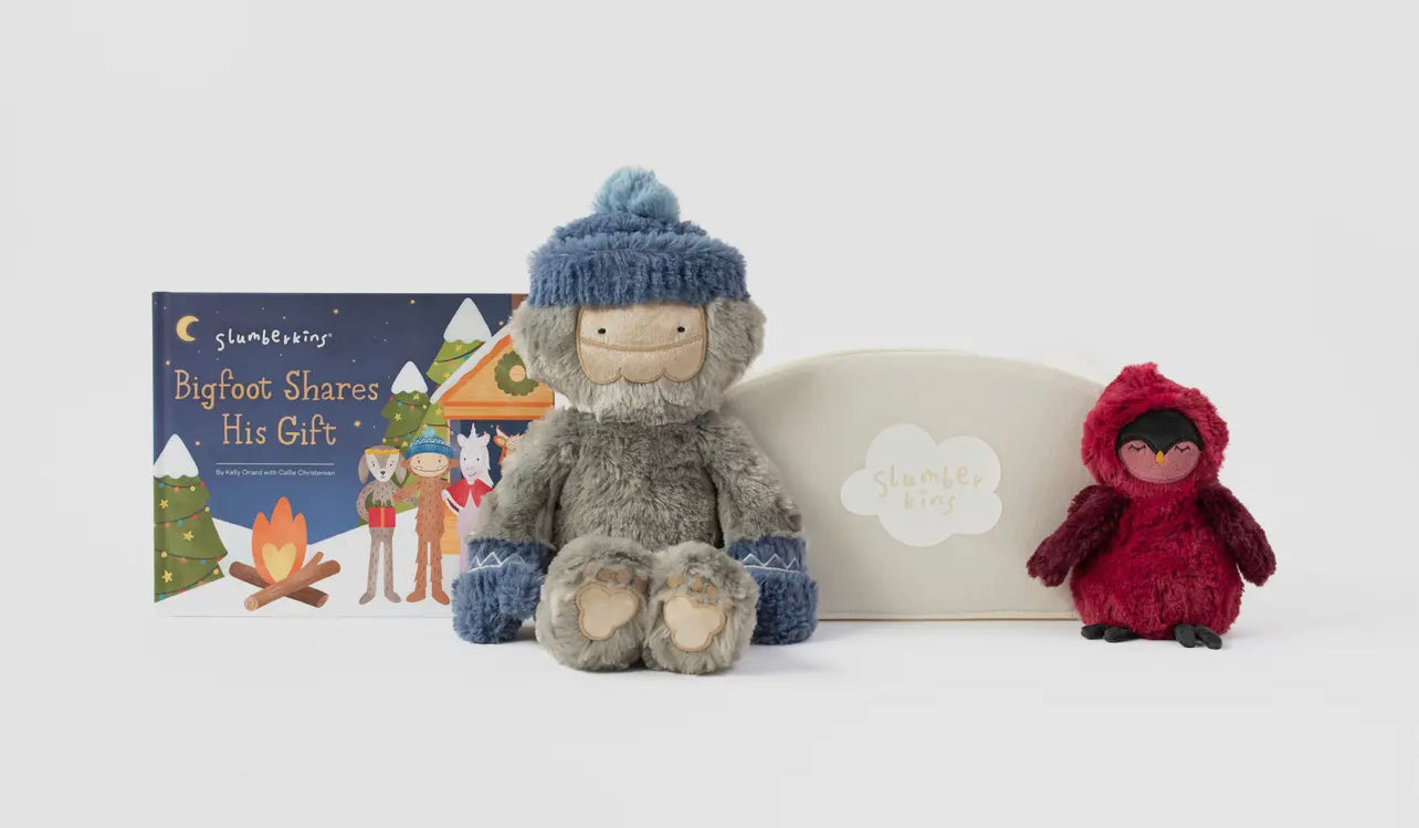 More the Merrier Holiday Set: Bigfoot Kin + Cardinal + Book