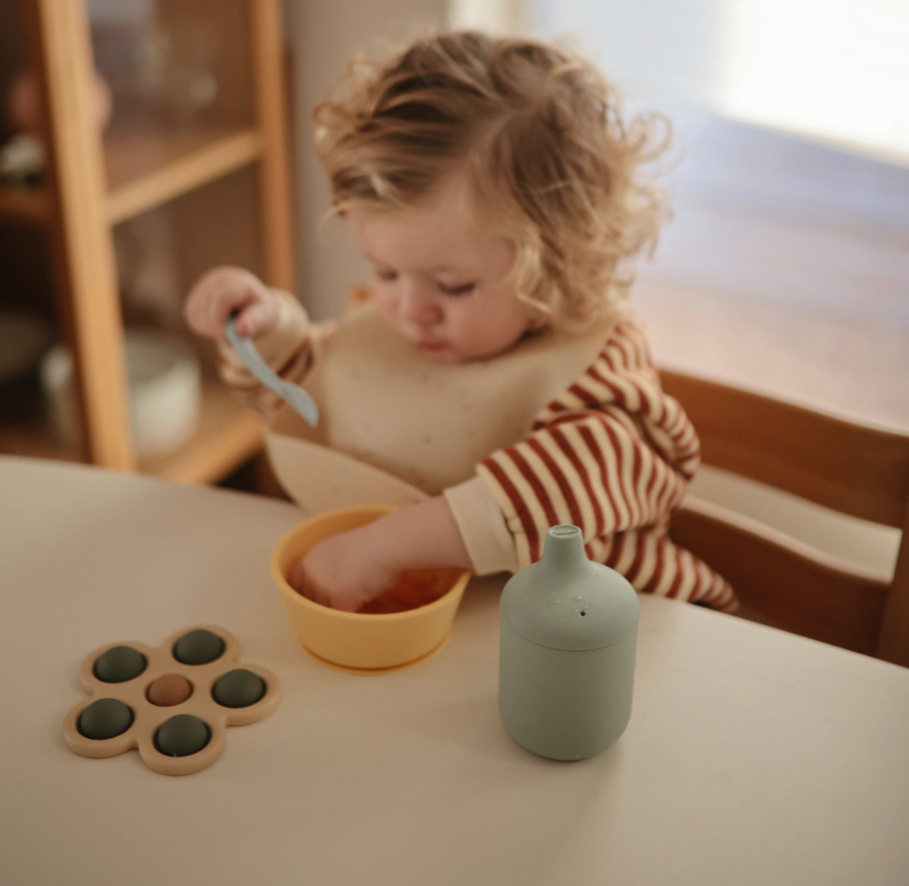 Silicone Sippy Cup - Cambridge Blue