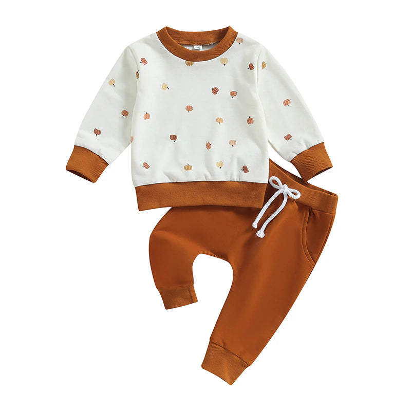 Pumpkin Patch Crewneck & Joggers Set