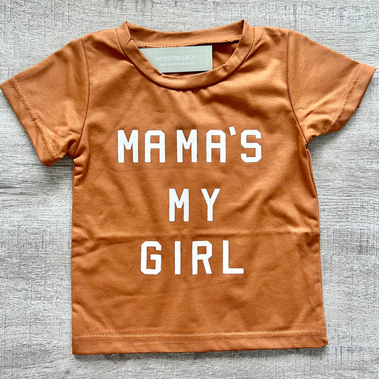 Mama’s My Girl Tee - Camel