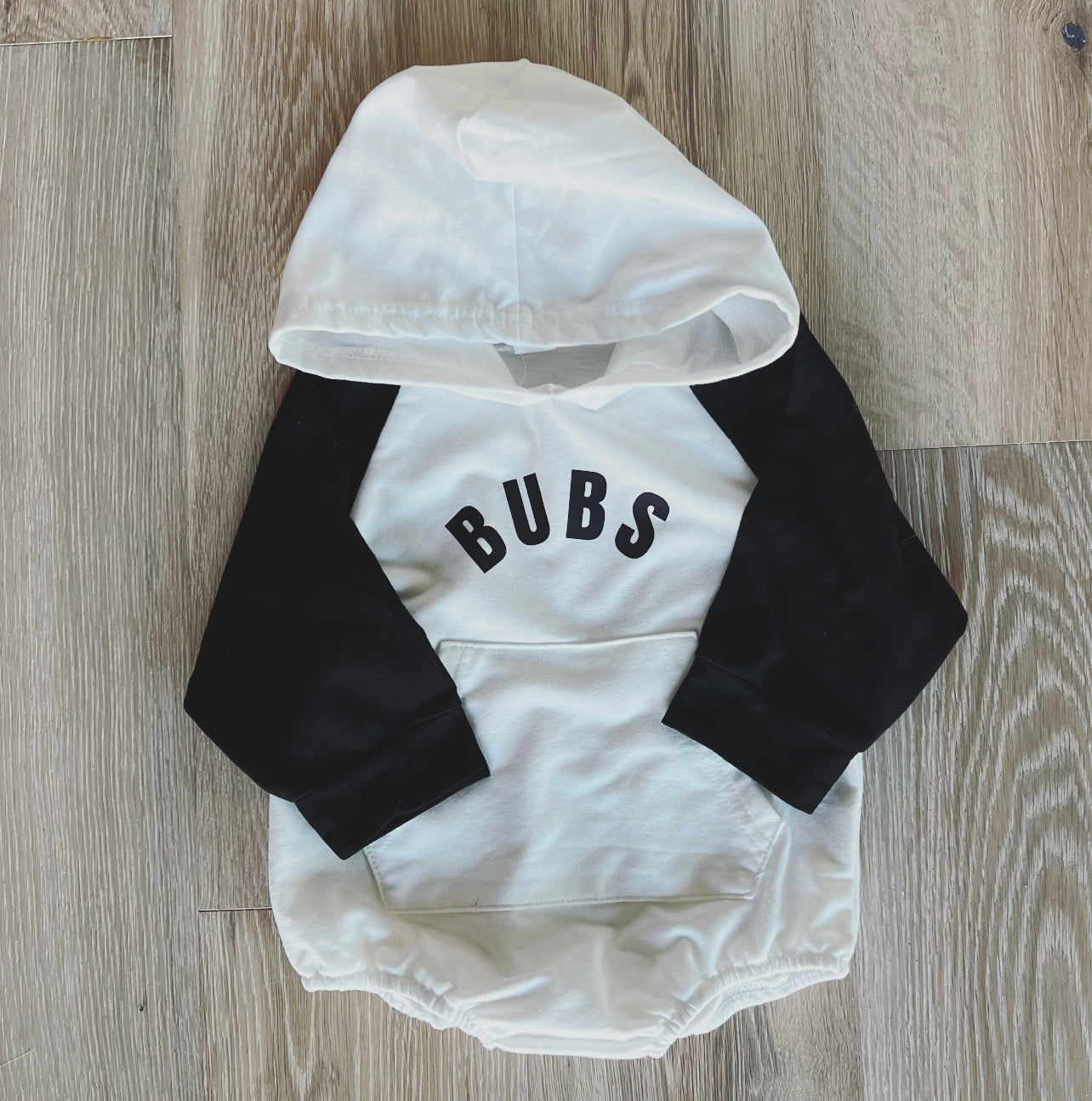 Bubs Hooded Onesie